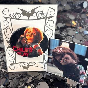 Child's Play Pin and Sticker Set
